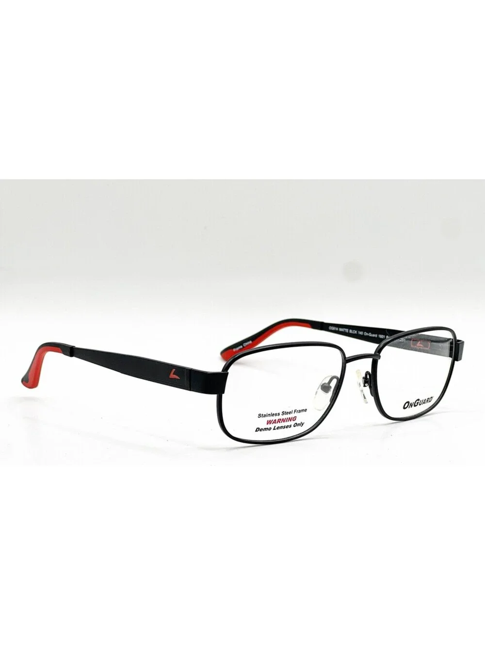 On Guard Og614 Matte Black Safety Authentic Eyeglasses 55-17-140